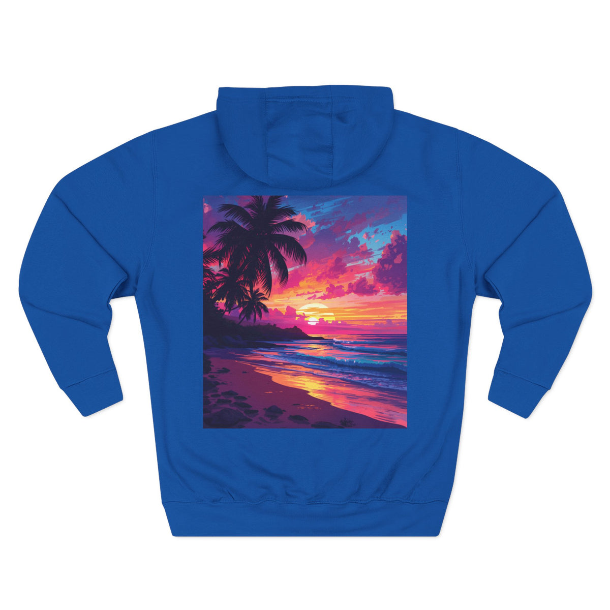 Three-Panel Fleece Hoodie