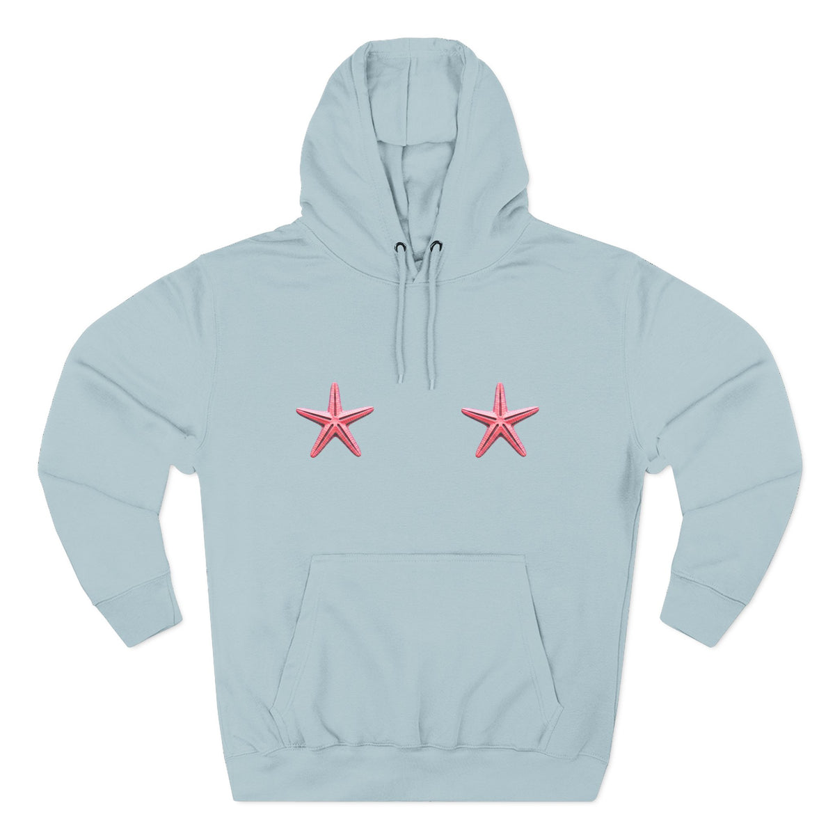 Three-Panel Fleece Hoodie