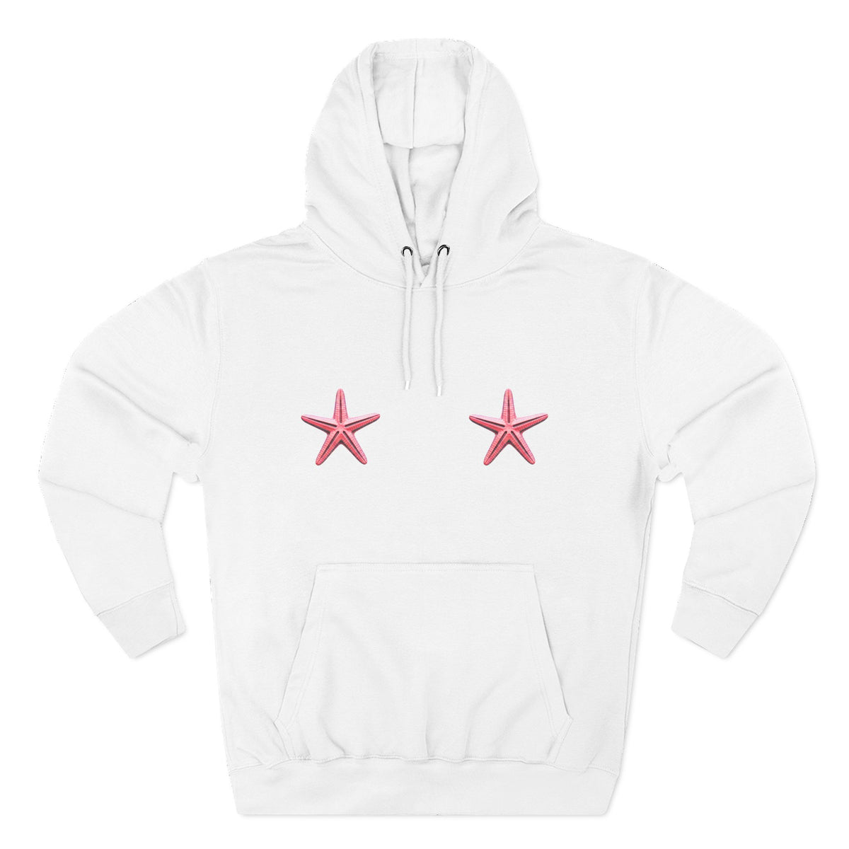 Three-Panel Fleece Hoodie