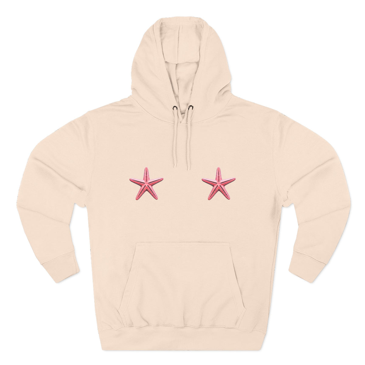 Three-Panel Fleece Hoodie