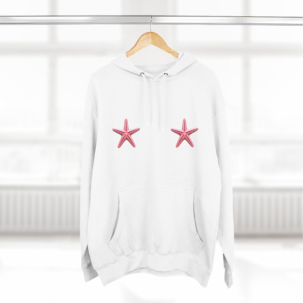 Three-Panel Fleece Hoodie