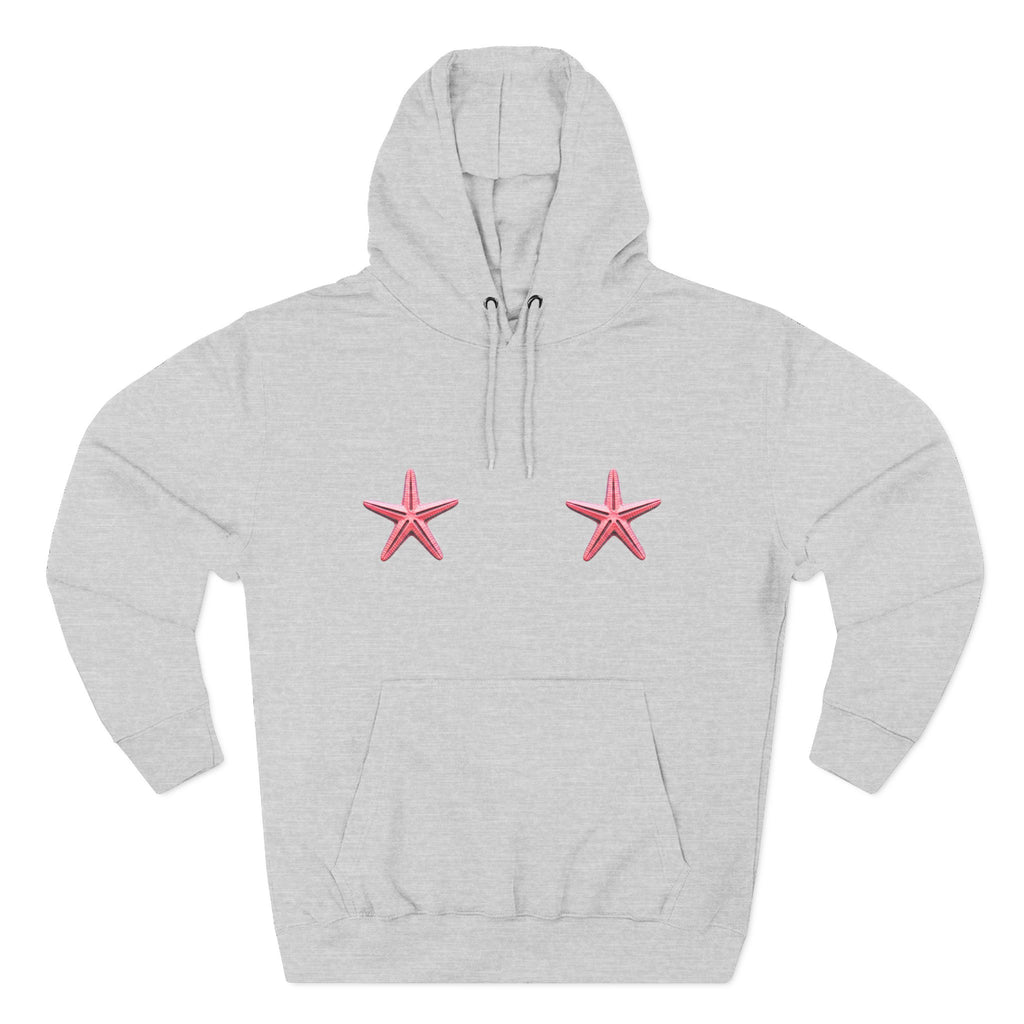 Three-Panel Fleece Hoodie