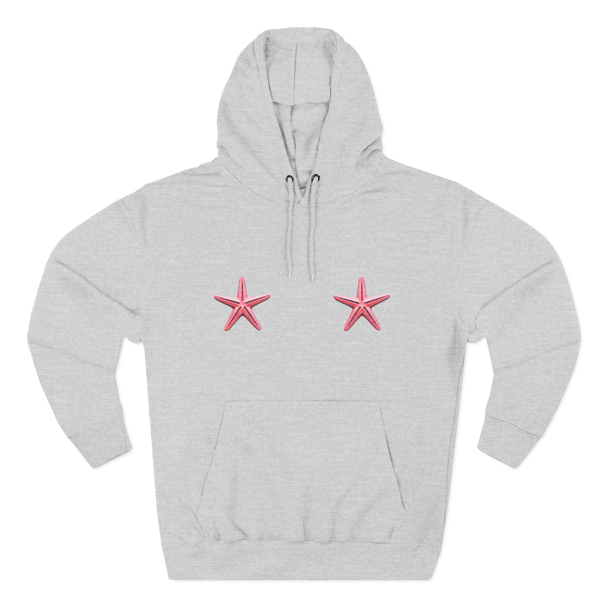 Three-Panel Fleece Hoodie